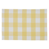 Buffalo Yellow Check Backed Placemats-Lange General Store