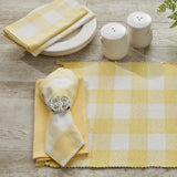 Buffalo Yellow Check Napkins-Lange General Store