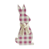 Bunny Hop All Ears Lavender Check Bunny 13"-Lange General Store