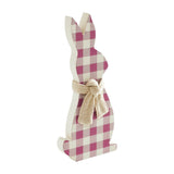 Bunny Hop All Ears Lavender Check Bunny 13"-Lange General Store