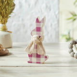 Bunny Hop All Ears Lavender Check Bunny-Lange General Store