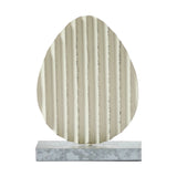 Bunny Hop Corrugated Metal Egg w/ Base-Lange General Store