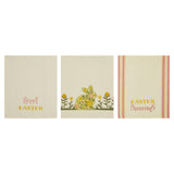 Bunny Hop Floral Bunny & Easter Tea Towel Set of 3-Lange General Store