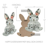 Bunny Hop Happy Easter Bunny Wall Sign-Lange General Store