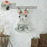 Bunny Hop Happy Easter Bunny Wall Sign-Lange General Store