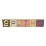 Bunny Hop Multicolor SPRING Block Sign-Lange General Store