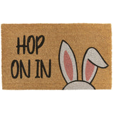 Bunny Hop On In Door Mat-Lange General Store