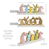 Bunny Hop Wooden 5 Bunny Silhouettes-Lange General Store