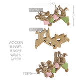 Bunny Hop Wooden Bunnies Playtime-Lange General Store