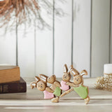 Bunny Hop Wooden Bunnies Playtime-Lange General Store