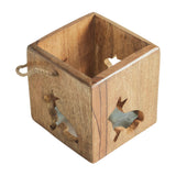 Bunny Hop Wooden Bunny Cutout Box w/ Twine-Lange General Store