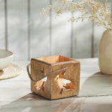 Bunny Hop Wooden Bunny Cutout Box w/ Twine