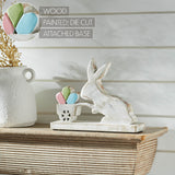 Bunny Hop Wooden Bunny w/ Cart Of Eggs-Lange General Store