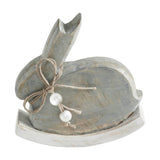 Bunny Hop Wooden Bunny w/ Pearl Beads & Rocker 5"-Lange General Store