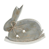 Bunny Hop Wooden Bunny w/ Pearl Beads & Rocker 7.5"-Lange General Store