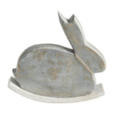 Bunny Hop Wooden Bunny w/ Pearl Beads & Rocker 7.5"-Lange General Store