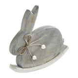 Bunny Hop Wooden Bunny w/ Pearl Beads & Rocker 7.5"-Lange General Store