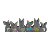 Bunny Hop Wooden Easter Sign w/ 6 Bunny Silhouettes-Lange General Store