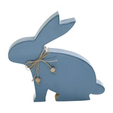 Bunny Hop Wooden Enamel Bunny w/ Natural Beads 9x9.5-Lange General Store