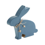 Bunny Hop Wooden Enamel Bunny w/ Natural Beads 9x9.5-Lange General Store