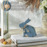 Bunny Hop Wooden Enamel Bunny w/ Natural Beads-Lange General Store