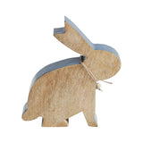 Bunny Hop Wooden Enamel Bunny w/ Natural Beads-Lange General Store