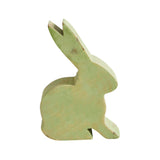 Bunny Hop Wooden Sitting Bunny In Green 6.75x5-Lange General Store