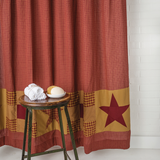 Ninepatch Star Shower Curtain-Lange General Store