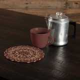 Burgundy Tan Trivet-Lange General Store