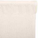 Burlap Antique White Swag Curtains-Lange General Store