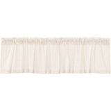 Burlap Antique White Valance-Lange General Store