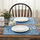 Burlap Blue Placemats-Lange General Store