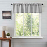 Burlap Dove Grey Valance - Lange General Store