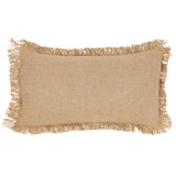 Burlap Natural Always Kiss Me Goodnight Pillow-Lange General Store