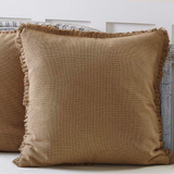 Burlap Natural Fabric Euro Sham-Lange General Store