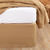 Burlap Natural Fringed Bed Skirt - Lange General Store