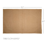 Burlap Natural Table Cloths-Lange General Store