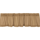 Burlap Natural Valance-Lange General Store