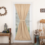 Burlap Vintage Tan Door Panel Curtain-Lange General Store