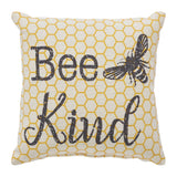 Buzzy Bees Bee Kind Pillow 6x6-Lange General Store