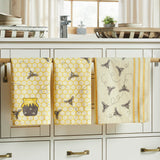 Buzzy Bees Honeypot Tea Towel Set of 3-Lange General Store