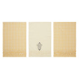 Buzzy Bees Ruffled Tea Towel Set of 3-Lange General Store