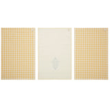 Buzzy Bees Ruffled Tea Towel Set of 3-Lange General Store