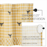 Buzzy Bees Ruffled Valance-Lange General Store