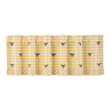 Buzzy Bees Ruffled Valance-Lange General Store