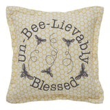 Buzzy Bees Un-Bee-Lievably Blessed Pillow-Lange General Store