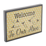 Buzzy Bees Welcome To Our Hive Framed Wall Sign-Lange General Store