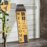 Buzzy Bees Welcome To The Buzz Saltbox House Sign-Lange General Store