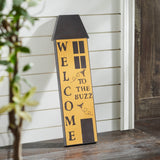 Buzzy Bees Welcome To The Buzz Saltbox House Sign-Lange General Store