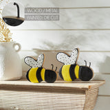 Buzzy Bees Wooden Painted Bees Set of 2-Lange General Store